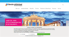 Desktop Screenshot of liberaler-mittelstand.de