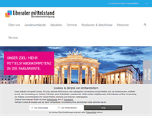 Tablet Screenshot of liberaler-mittelstand.de